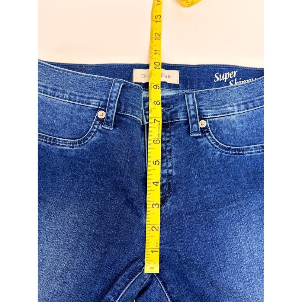Henry & Belle Super Skinny Jeans Womens 28 Blue Coast Wash Excellent Stretch - Picture 7 of 14